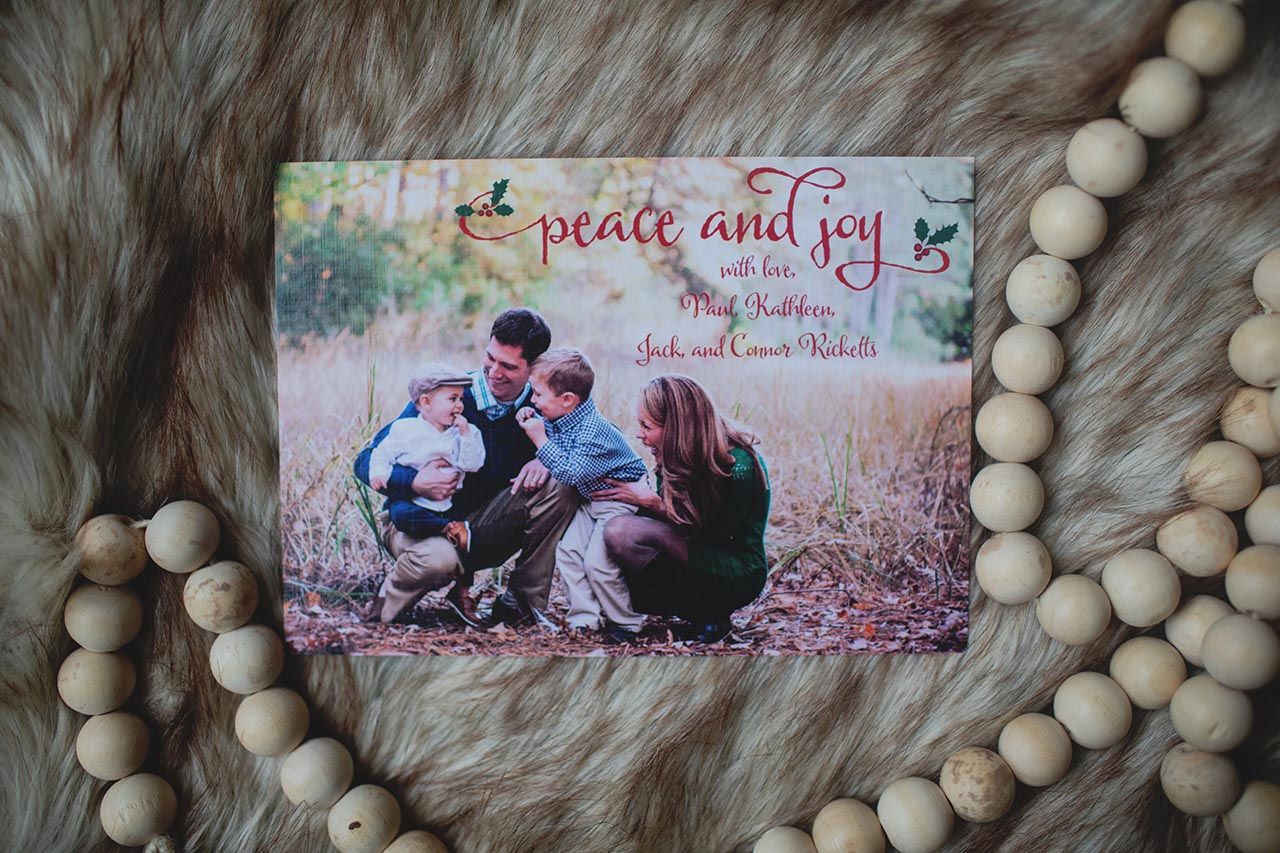 “Peace & Joy” Card