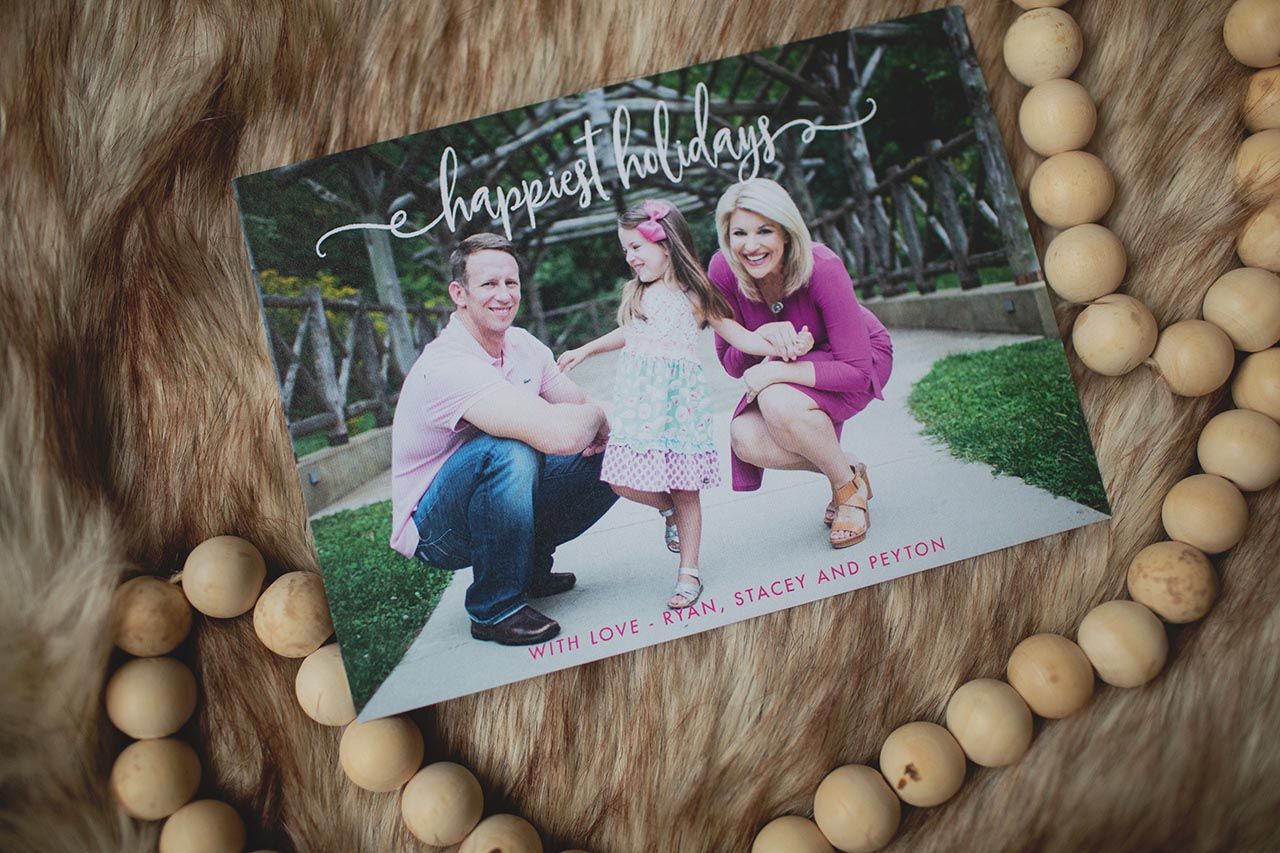 “Happiest Holidays” Card