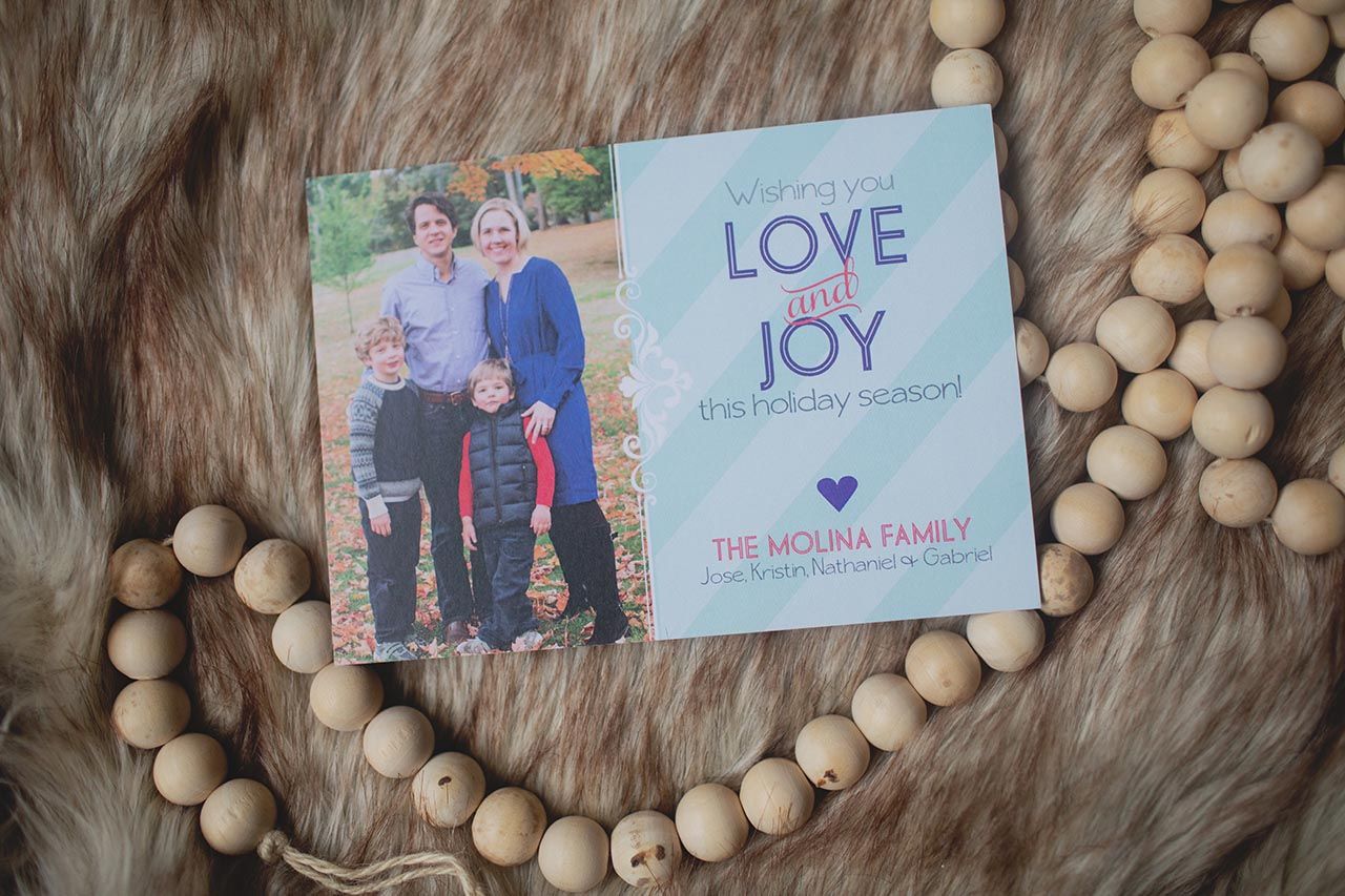 “Wishing you Love and Joy” Card
