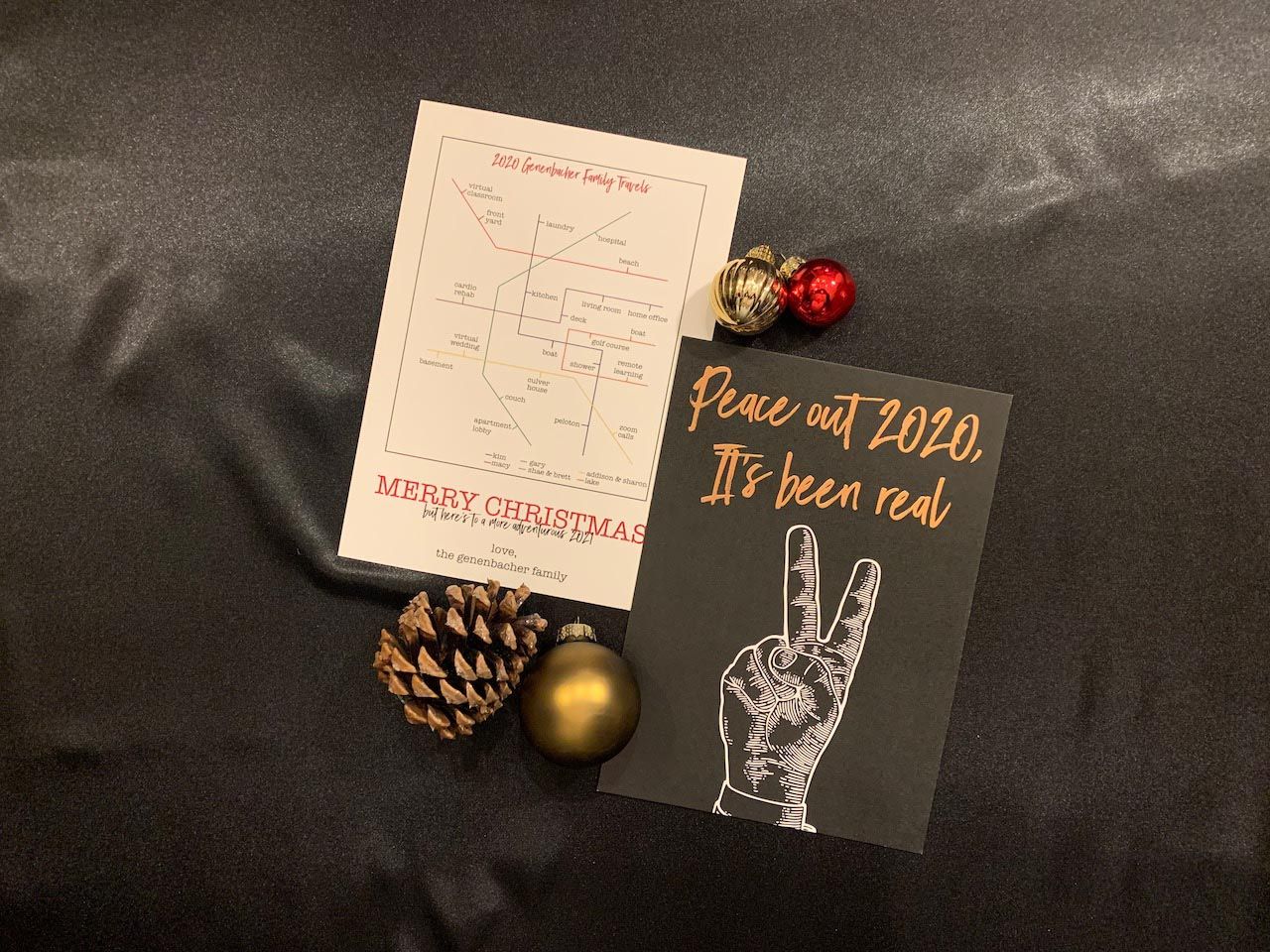 Family Travels / Peace Out Card