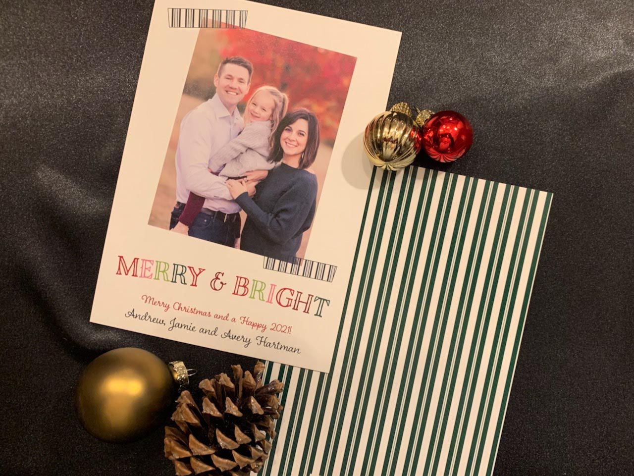 “Merry & Bright” Christmas Card
