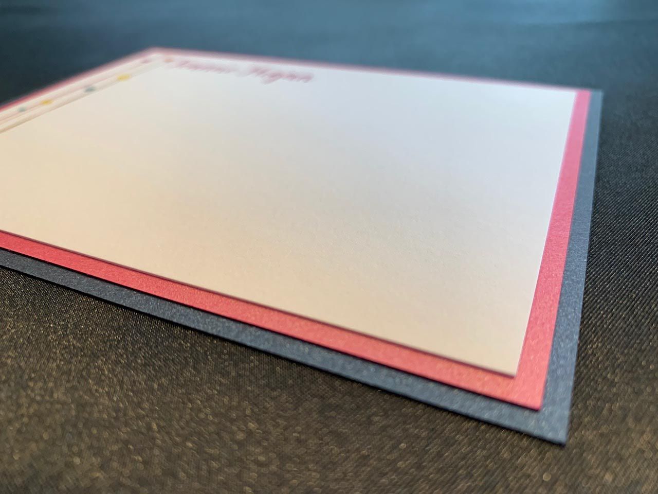 Triple Layered Card