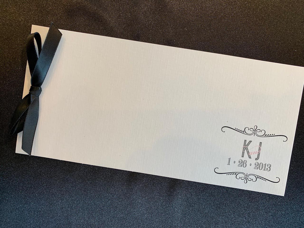 Deluxe Wedding Program Booklet