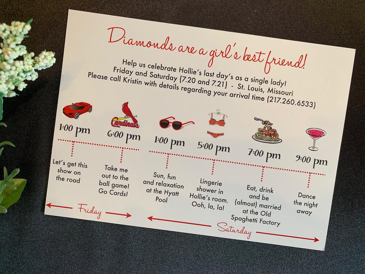 Bachelorette Party Invitation
