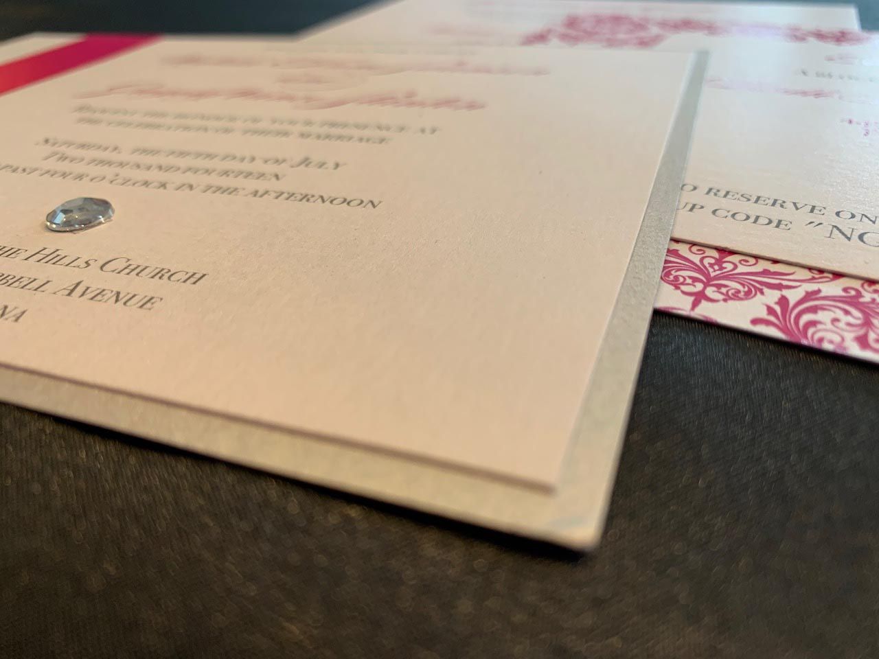 Layered invitation